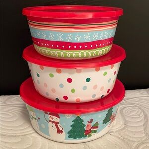 🎄Holiday-Themed Storage Bowl Set🎄